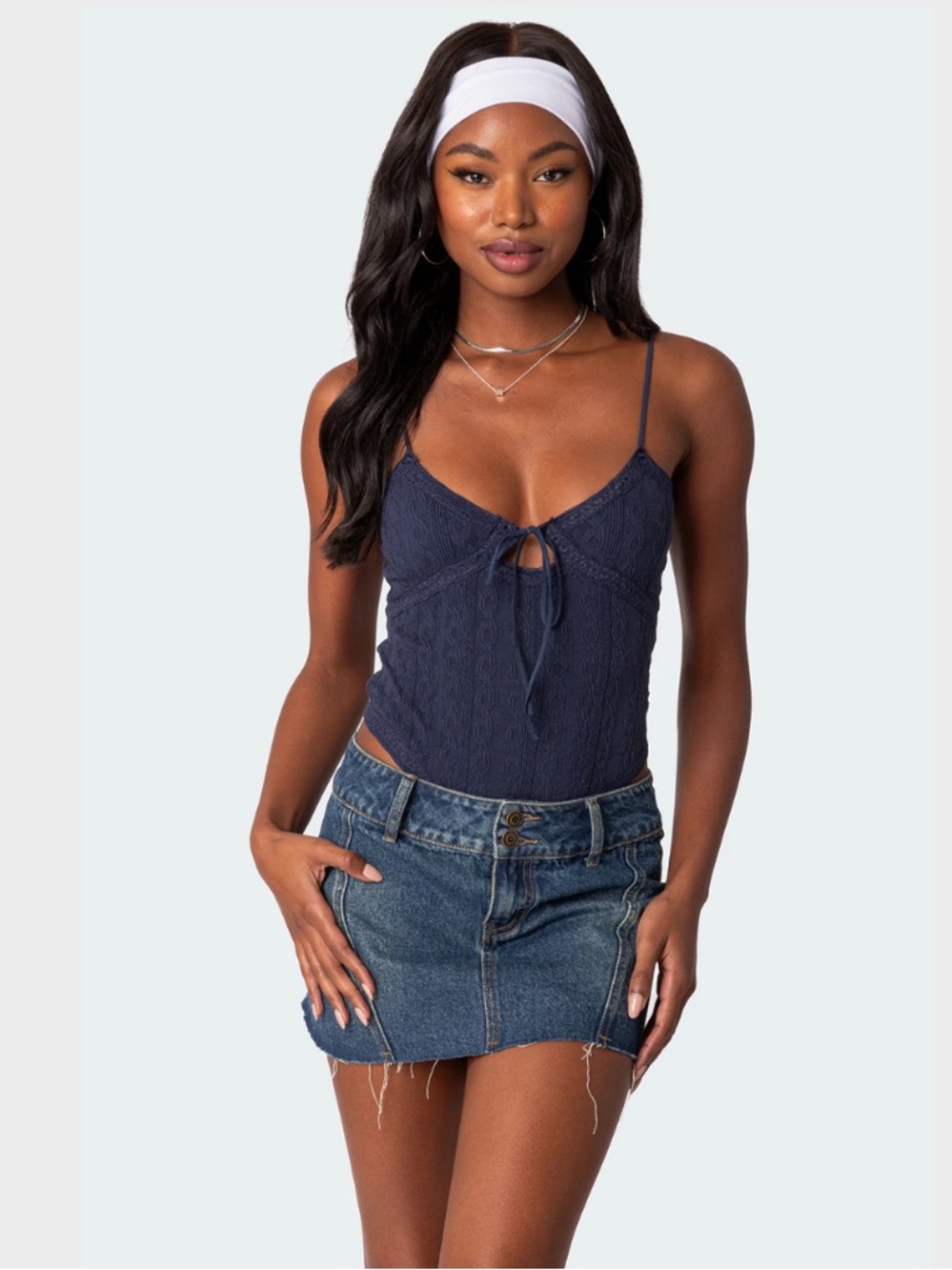 Edikted Lacey Knit Bodysuit